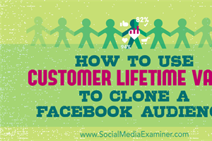 How to Use Customer Lifetime Value to Clone a Facebook Audience
