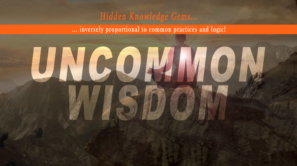 A cover of my Uncommon Wisdom Collection
